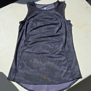 Spyder Black and Gray Camouflage Tank Top
